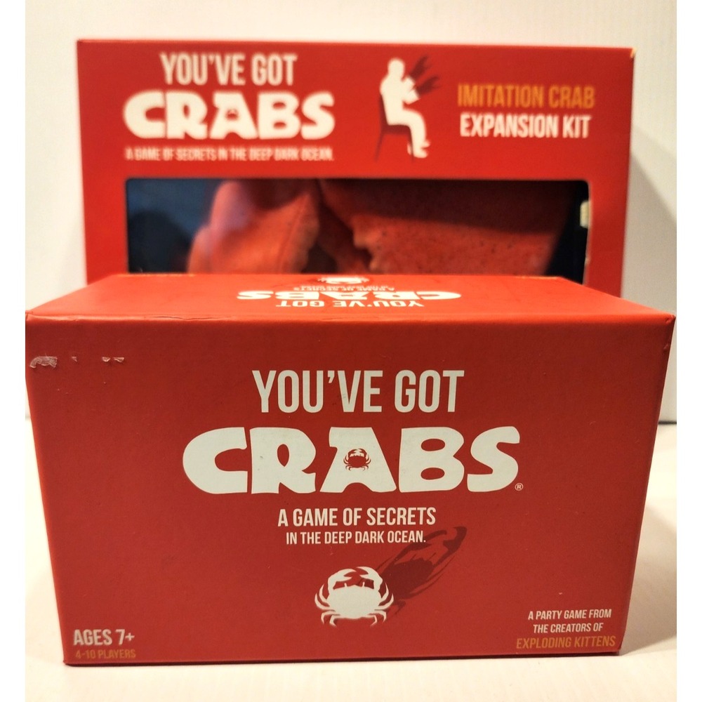 You've Got Crabs Card Game with Crab Claws Expansion Party Game 4-10 Players